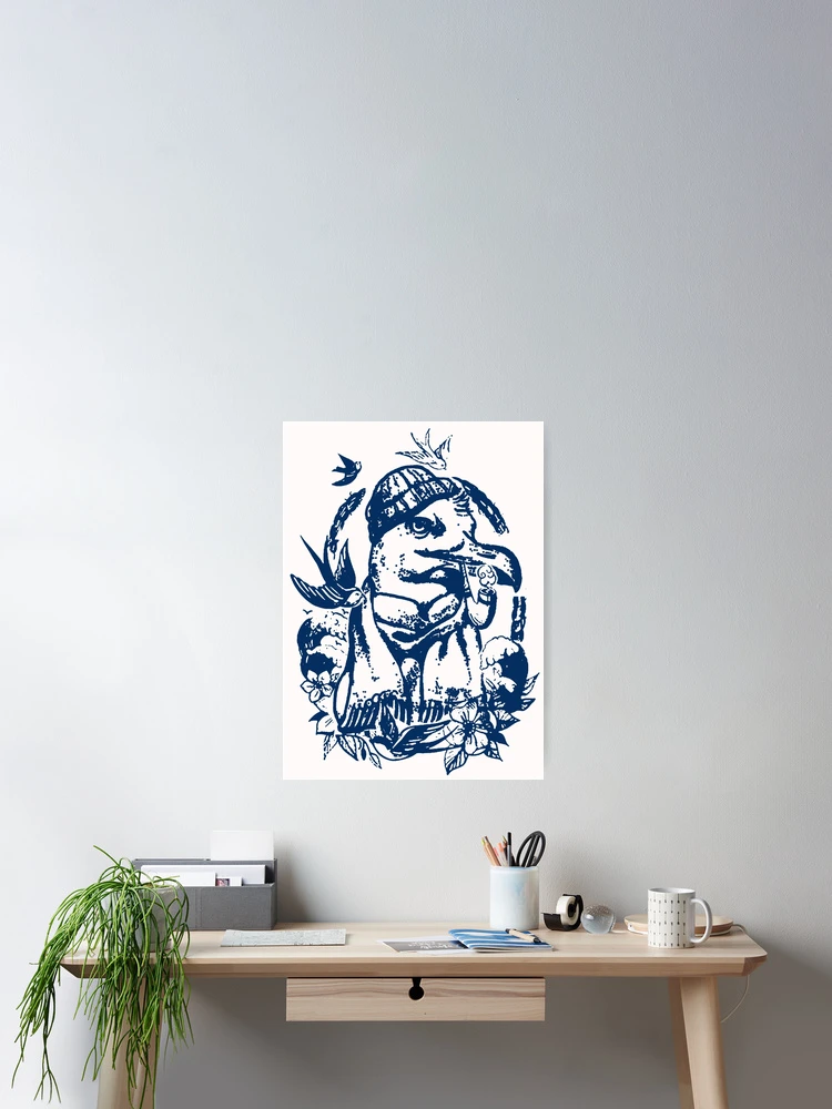 Thumbnail 2 of 3, Poster, Seagull; designed and sold by StickerApe.