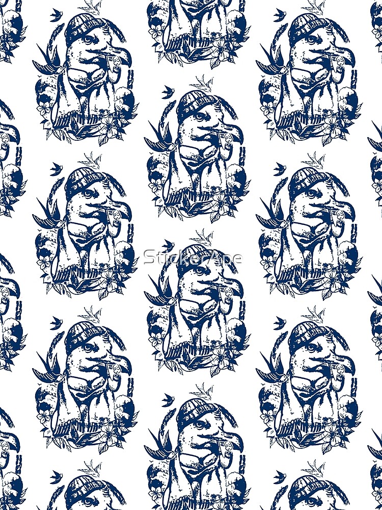 Thumbnail 3 of 3, Scarf, Seagull; designed and sold by StickerApe.