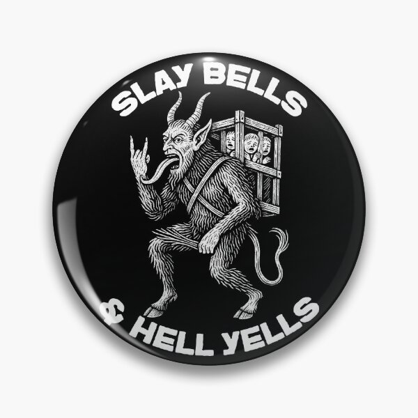 Item preview, Krampus Slay Bells and Hell Yells Horror Art designed and sold by Victor Shadehorn.