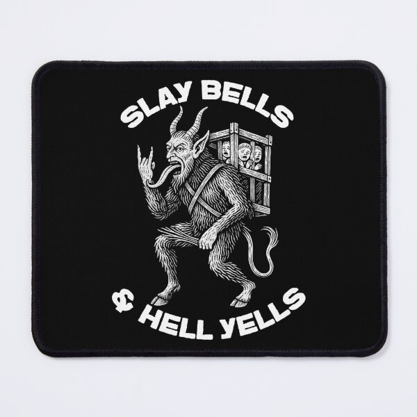 Item preview, Krampus Slay Bells and Hell Yells Horror Art designed and sold by Victor Shadehorn.