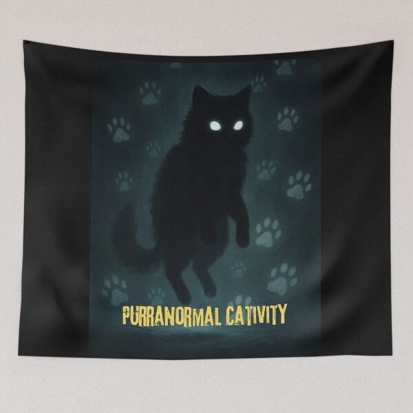 Item preview, Purranormal Cativity - Halloween Cat - Cat Lovers designed and sold by Feliciano3.