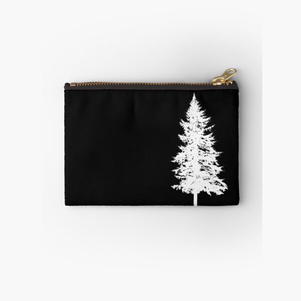 Item preview, Pine Tree White Thin Line designed and sold by TangledRoots.