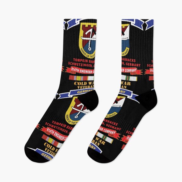 Item preview, Army - 814th Engineer Company - Schwetzingen, Germany Tab- Ribbon, Tompkins Barracks, COLD WAR Vet X 300 designed and sold by Military Insignia Products.
