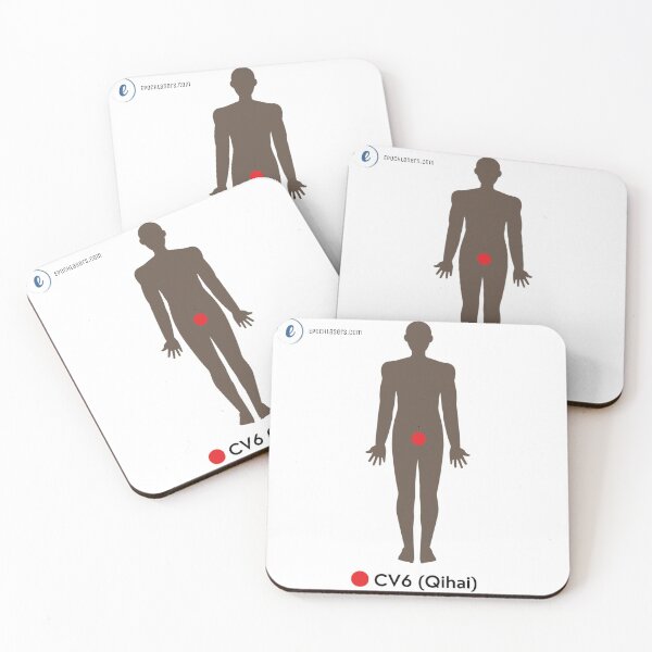 Item preview, CV6 – Qihai ("Sea of Qi") Acupuncture Chart designed and sold by Epoch-Lasers.