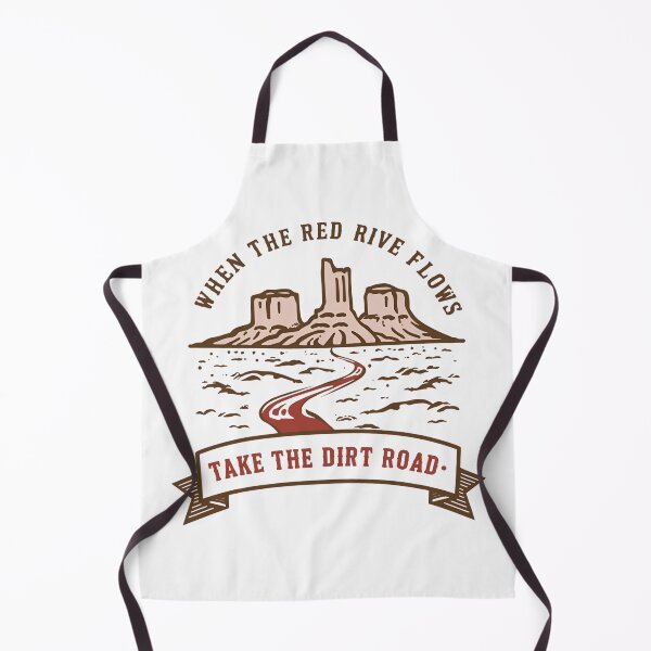 Item preview, When The Red River Flows Take The Dirt Road T-Shirt | Funny Adult Country Humor Tee designed and sold by GAIDREDA.