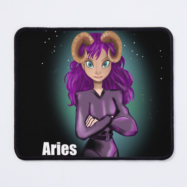 Item preview, Aries Zodiac Goddess – Fiery Astrology Art designed and sold by summerspirit.