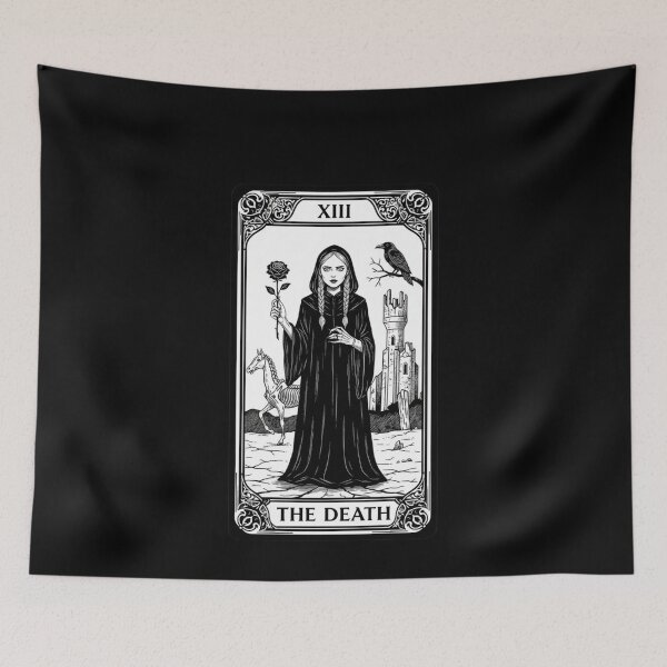 Item preview, The death - tarot - Addams family designed and sold by NomiBee.