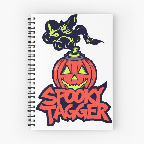 Artikelvorschau, Spooky Tagger – Halloween Graffiti Kürbis Street Art T-Shirt & Aufkleber entworfen und verkauft von ZYNORAworld.