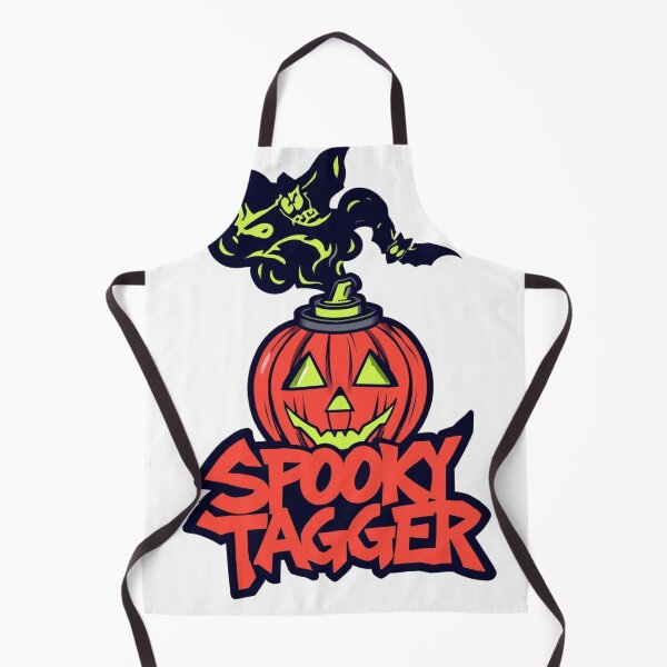 Item preview, Spooky Tagger – Halloween Graffiti Pumpkin Street Art T-Shirt & Sticker designed and sold by ZYNORAworld.