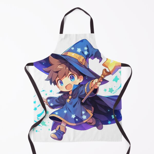 Item preview, Cute raven wizard in blue designed and sold by MendaciousMina.