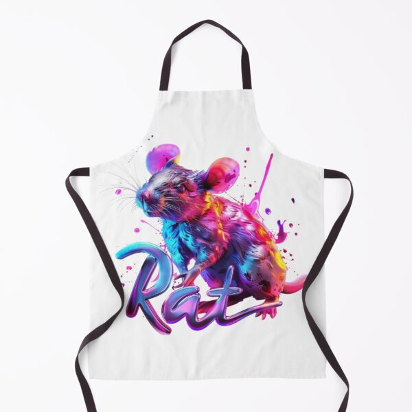 Item preview, Colorful Rat | Chinese Zodiac Sign | 3D Paint Splash Illustration designed and sold by AlexLineArt.