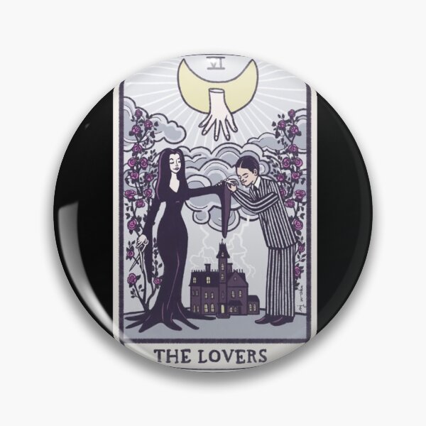 Item preview, The lovers - tarot - Addams family designed and sold by NomiBee.