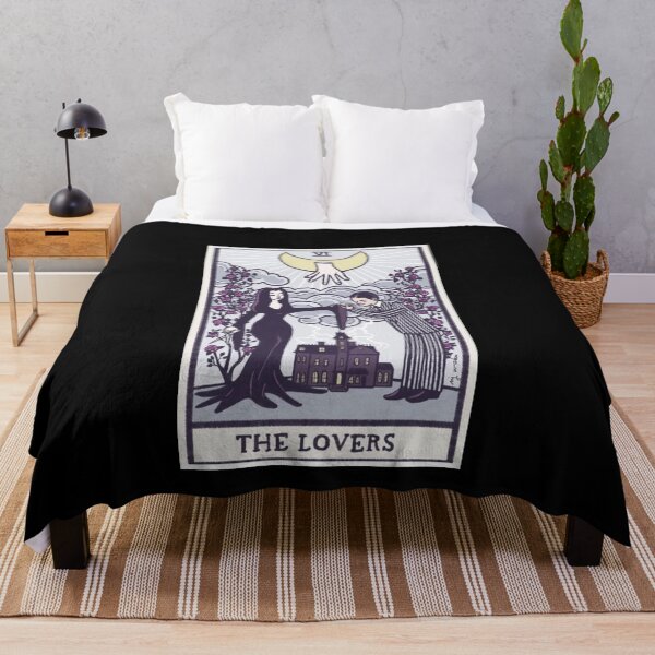 Item preview, The lovers - tarot - Addams family designed and sold by NomiBee.