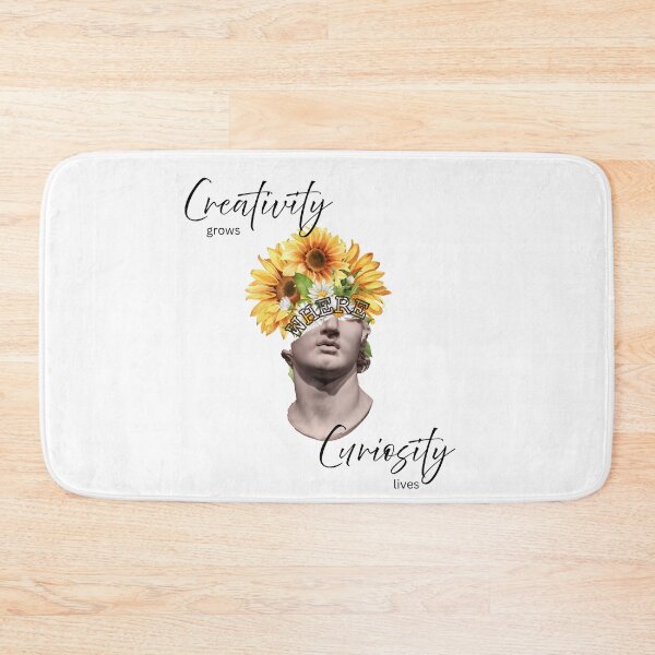 Item preview, Blooming Mind Sunflower Sculpture Collage Design designed and sold by QuantumDotIndia.