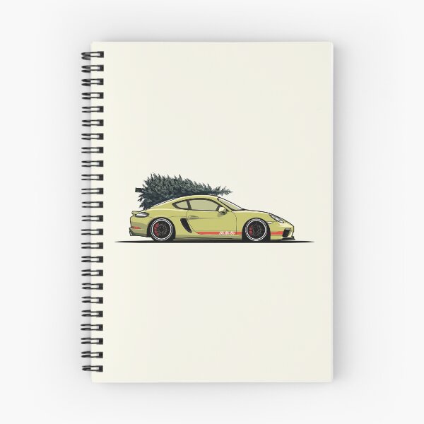 Item preview, Porsche Cayman Ho Ho Ho Christmas Illustration designed and sold by blackdogshop.