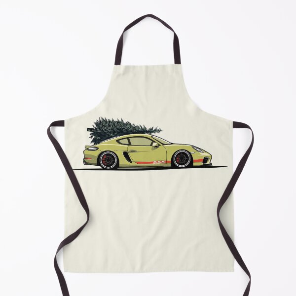 Item preview, Porsche Cayman Ho Ho Ho Christmas Illustration designed and sold by blackdogshop.