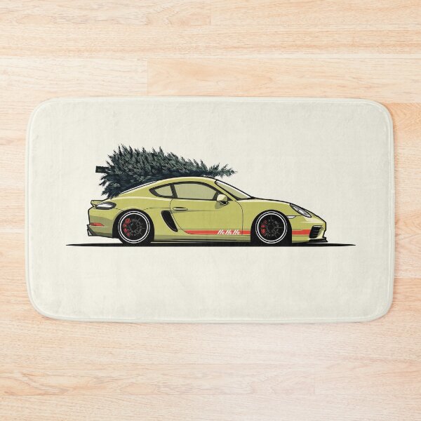 Item preview, Porsche Cayman Ho Ho Ho Christmas Illustration designed and sold by blackdogshop.