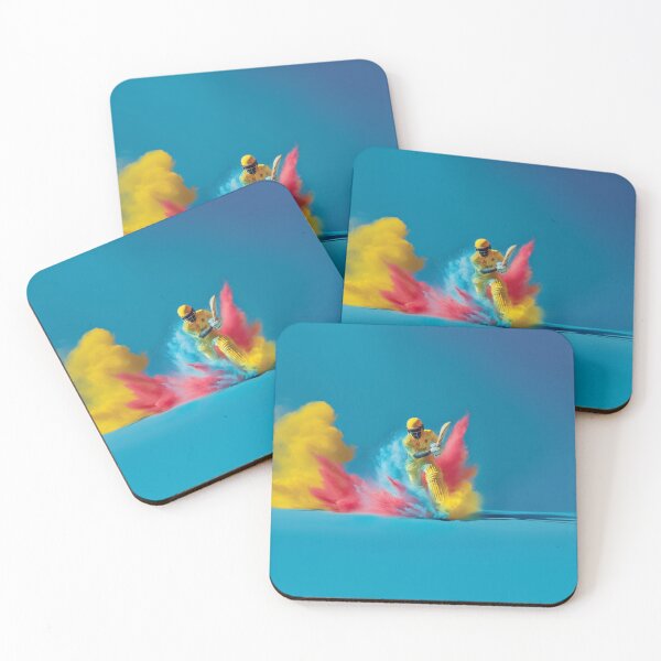 Item preview, Cricket player kicking up splashes of colour during a match Art Inspired By Nature And The Active Outdoors designed and sold by CDC40.
