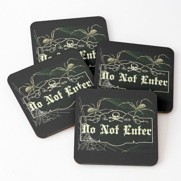 Item preview, Halloween Spider: Do Not Enter designed and sold by Old Urban Farmhouse Design Studio.
