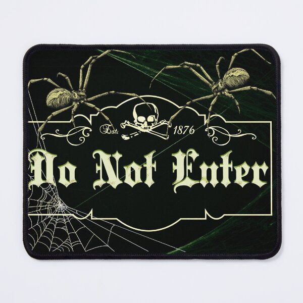 Item preview, Halloween Spider: Do Not Enter designed and sold by Old Urban Farmhouse Design Studio.