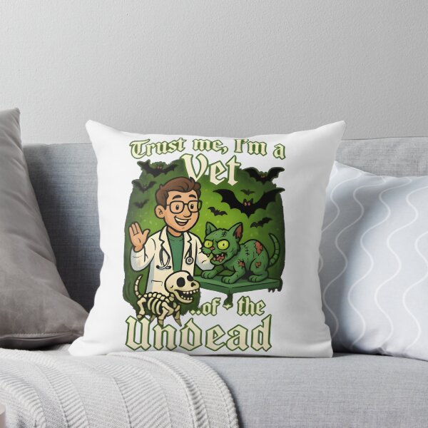 Item preview, Trust Me, I’m a Vet… of the Undead | Funny Halloween Veterinary Design designed and sold by Bettybee00.