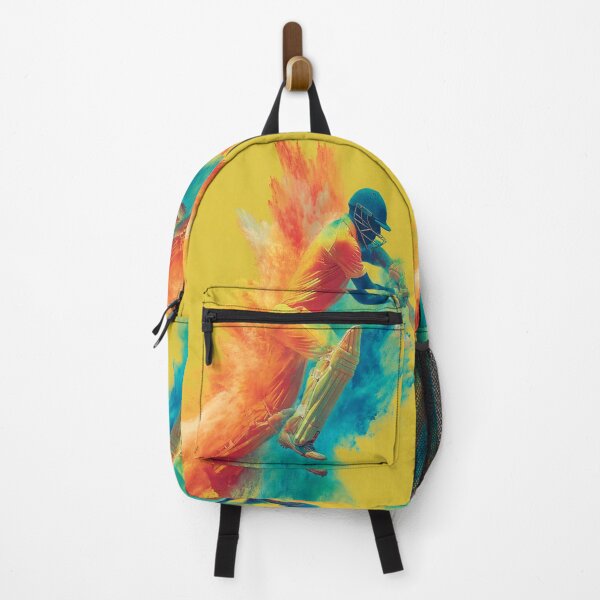 Item preview, Cricket player kicking up splashes of colour during a match Art Inspired By Nature And The Active Outdoors designed and sold by CDC40.