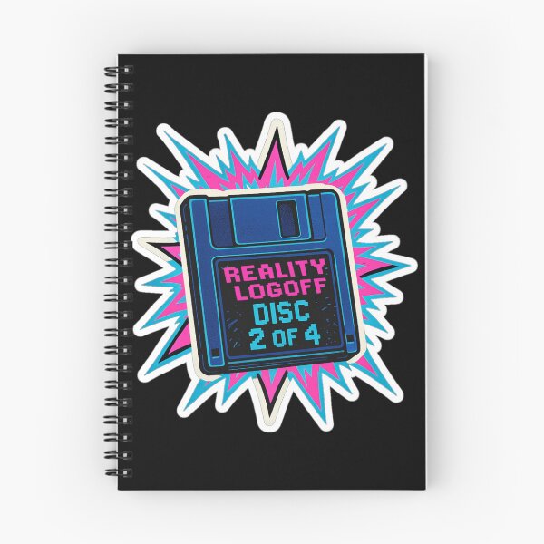 Item preview, Retro Floppy Disk Sticker – Reality Logoff Disc 2 of 4 Comic Explosion designed and sold by JacobKAurumhead.