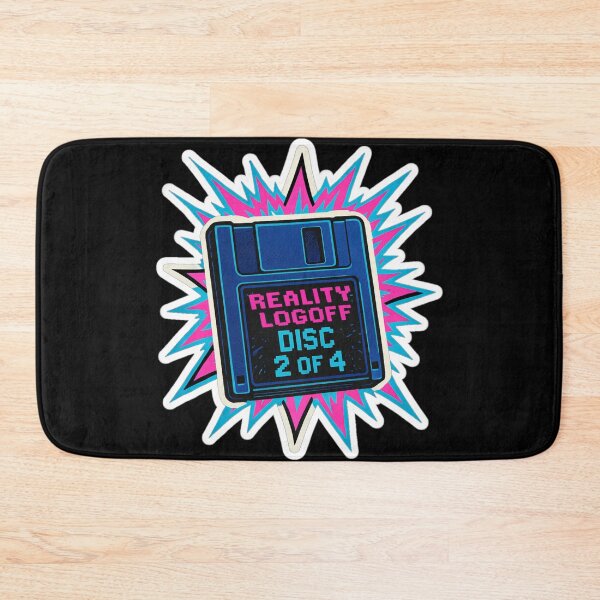 Item preview, Retro Floppy Disk Sticker – Reality Logoff Disc 2 of 4 Comic Explosion designed and sold by JacobKAurumhead.