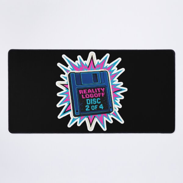 Item preview, Retro Floppy Disk Sticker – Reality Logoff Disc 2 of 4 Comic Explosion designed and sold by JacobKAurumhead.