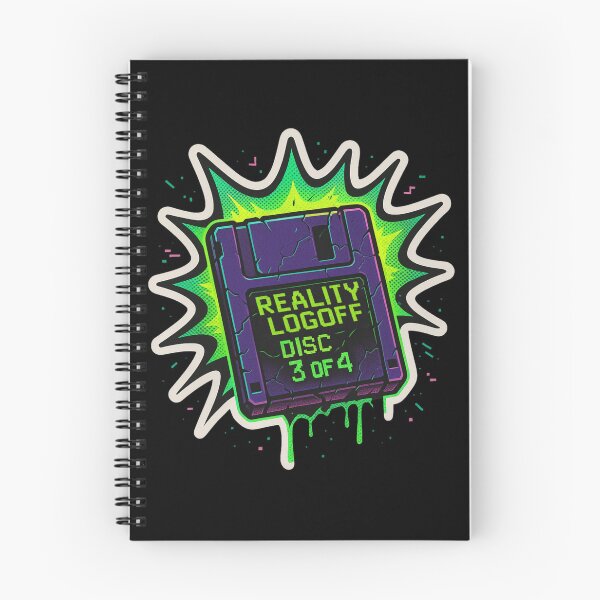 Item preview, Retro Floppy Disk Sticker – Reality Logoff Disc 3 of 4 Comic Explosion designed and sold by JacobKAurumhead.