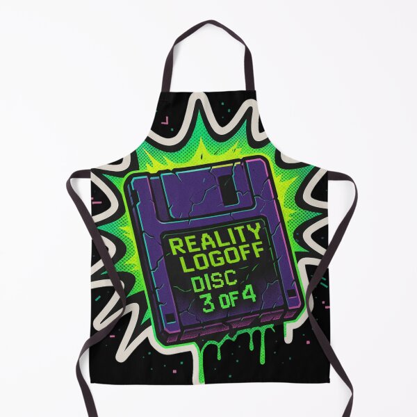 Item preview, Retro Floppy Disk Sticker – Reality Logoff Disc 3 of 4 Comic Explosion designed and sold by JacobKAurumhead.