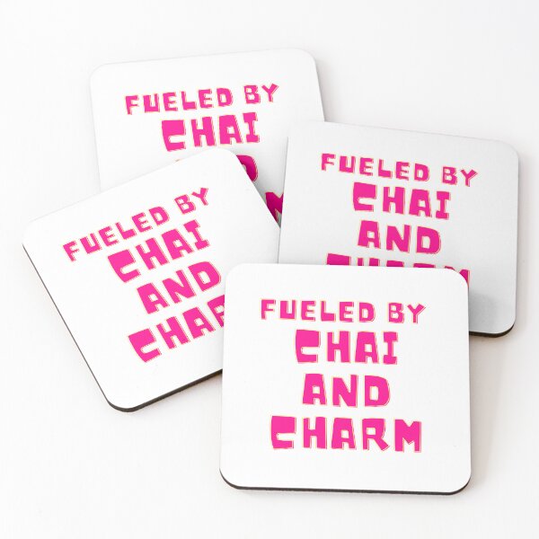 Item preview, Fueled by Chai and Charm Bold Tea Lovers Design designed and sold by QuantumDotIndia.