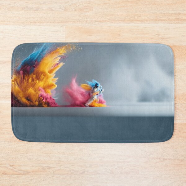 Item preview, Cricket player kicking up splashes of colour during a match Art Inspired By Nature And The Active Outdoors designed and sold by CDC40.