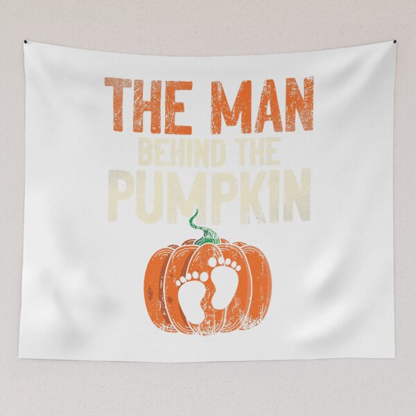 Item preview, Halloween Pregnancy Announce	t The Man Behind The Pumpkin 		 designed and sold by sfzmatvqhh69.