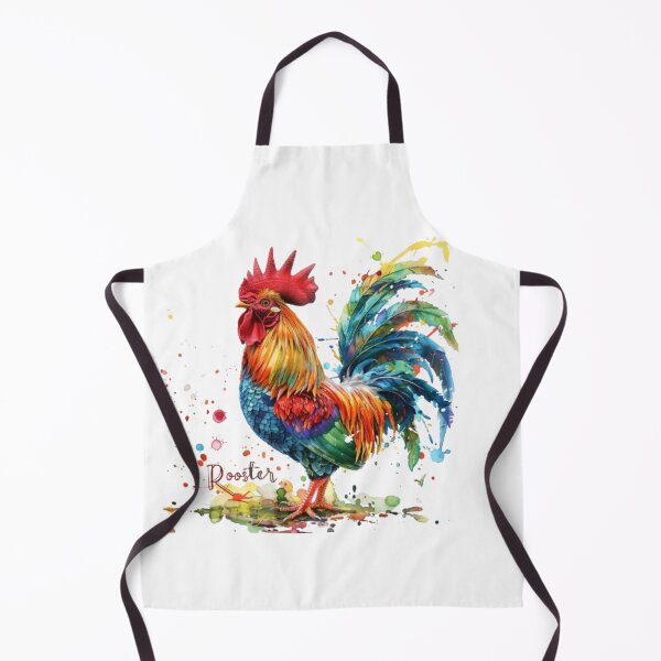 Item preview, Colorful Rooster | Chinese Zodiac Sign | 3D Paint Splash Style designed and sold by AlexLineArt.