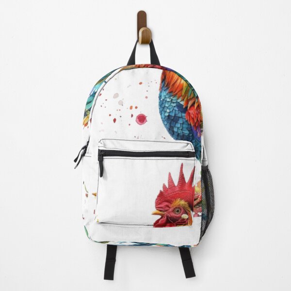 Item preview, Colorful Rooster | Chinese Zodiac Sign | 3D Paint Splash Style designed and sold by AlexLineArt.