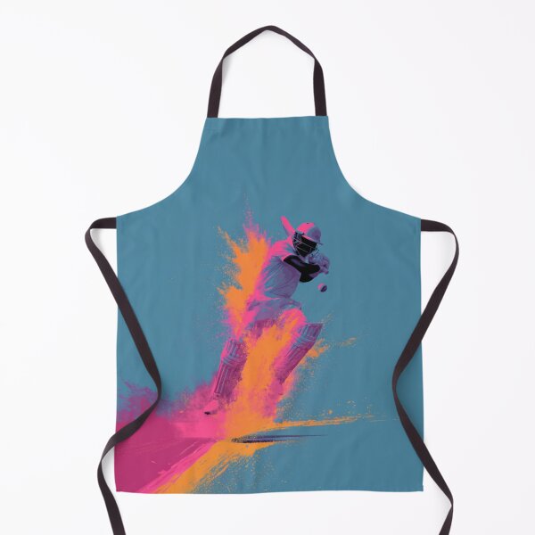 Item preview, Cricket player kicking up splashes of colour during a match Art Inspired By Nature And The Active Outdoors designed and sold by CDC40.