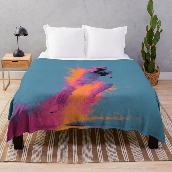 Item preview, Cricket player kicking up splashes of colour during a match Art Inspired By Nature And The Active Outdoors designed and sold by CDC40.