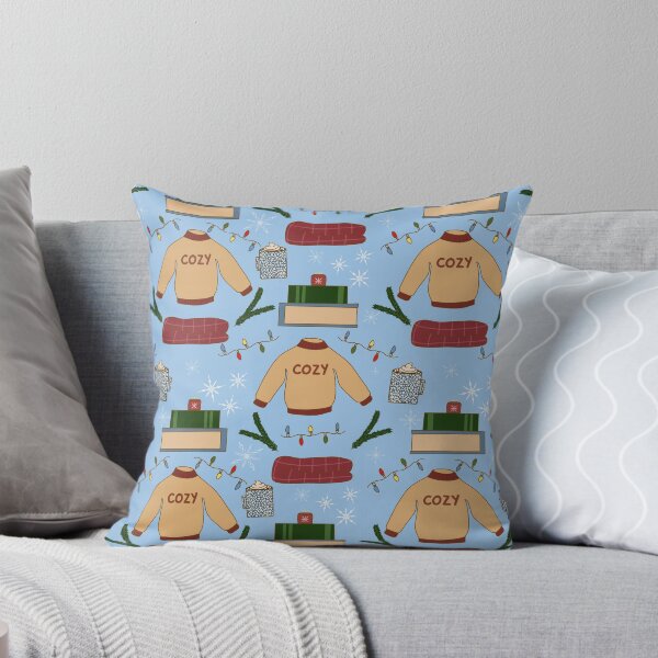 Item preview, Cozy Winter Pattern in Blue designed and sold by designsbyklm.