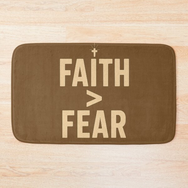 Item preview, Faith Over Fear – Bold Minimalist Christian Typography designed and sold by The Melanic.