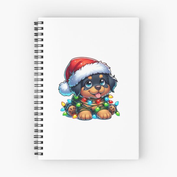 Item preview, Cute Christmas Rottweiler designed and sold by Trenchling.