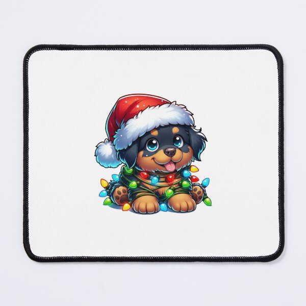 Item preview, Cute Christmas Rottweiler designed and sold by Trenchling.
