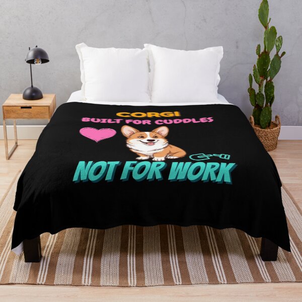 Item preview, Corgi Built for Cuddles Funny Dog Lover Design designed and sold by Kotalo.