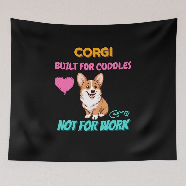 Item preview, Corgi Built for Cuddles Funny Dog Lover Design designed and sold by Kotalo.