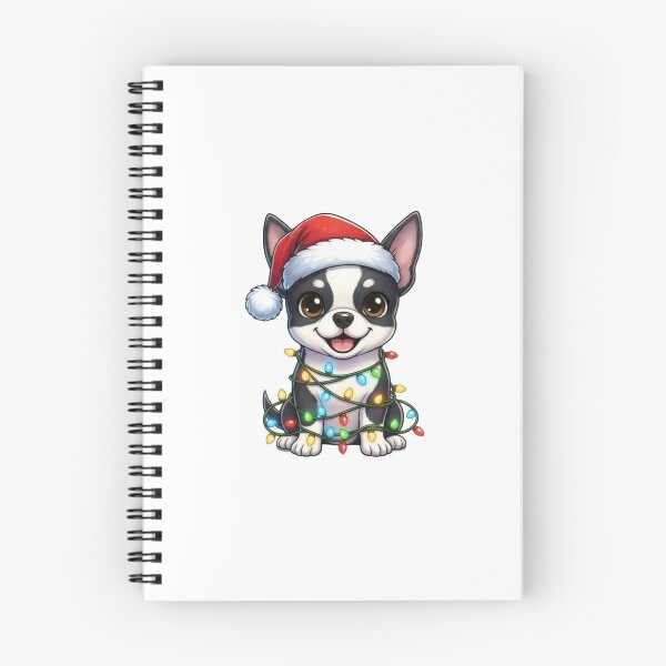 Item preview, Cute Christmas Boston Terrier designed and sold by Trenchling.