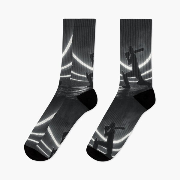 Item preview, Monochrome silhouette of a cricket player against a neon-lit stadium Art Inspired By Nature And The Active Outdoors designed and sold by CDC40.
