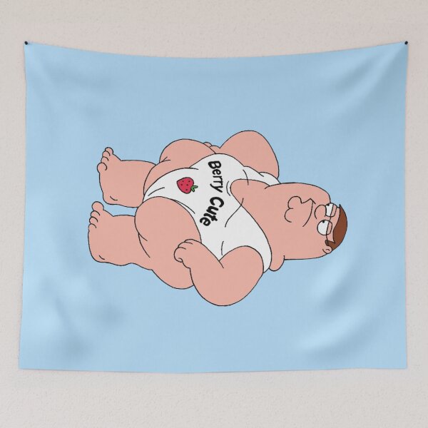 Item preview, peter griffin berry cute hand drawn print  designed and sold by miss madison creates.