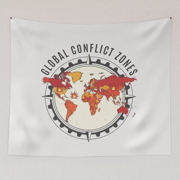 Item preview, Global Conflict Zones designed and sold by  ViralVisionsCreating .
