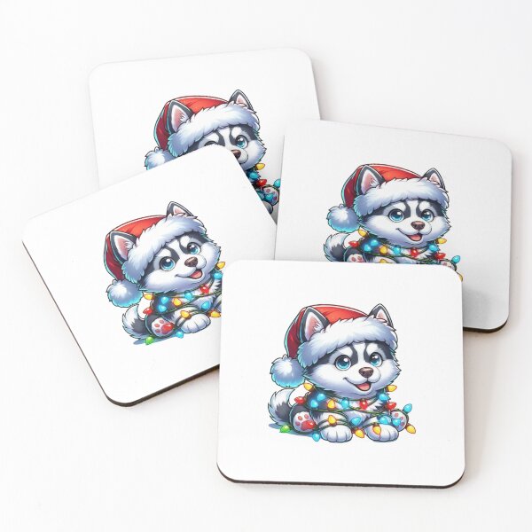 Item preview, Cute Christmas Husky designed and sold by Trenchling.