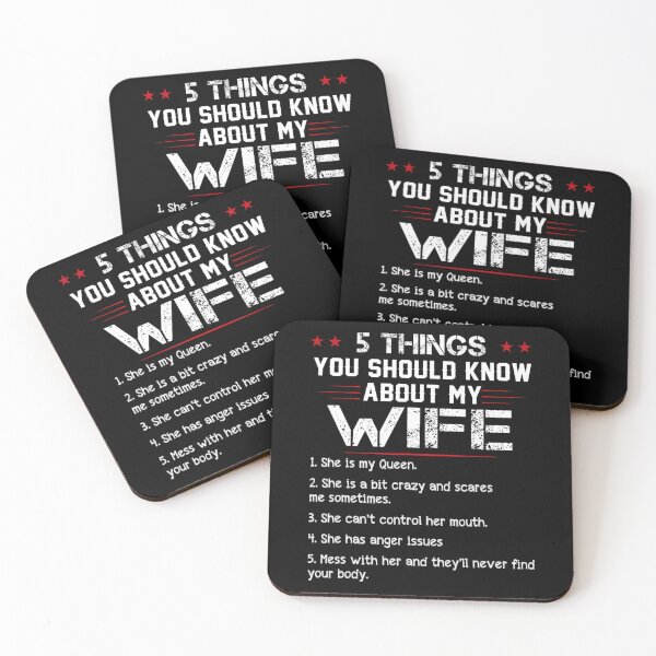 Item preview, 5 Things You Should Know About My Wife Funny Husband 		 designed and sold by vnsqnpsytby24.